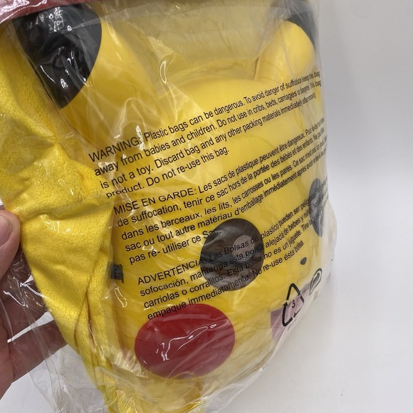 New Pokémon Kids Pikachu Classic Halloween Costume Jumpsuit -size Medium 7-8 - Picture 8 of 10